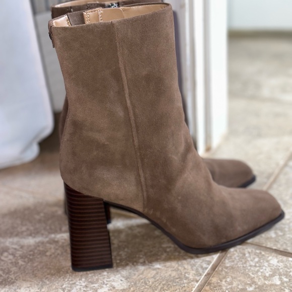 Sam Edelman Ivette Bootie in Olive Taupe - Picture 5 of 7
